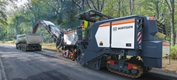 Used WIRTGEN working in field